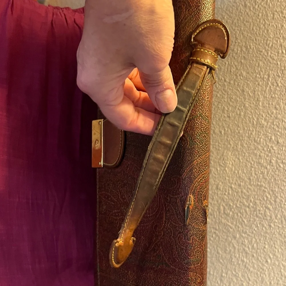 Etro Milano Briefcase rehab handle otherwise good
